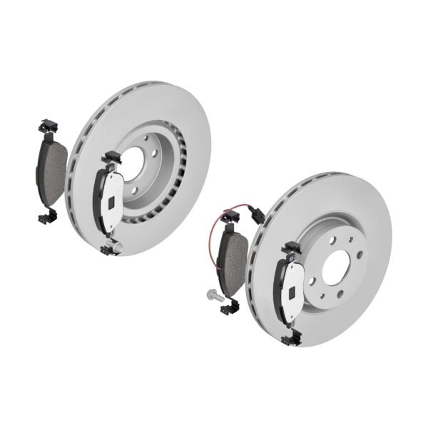 ATE Bremsesæt, skivebremser 142022308 foraksel ventileret 284mm 22mm for PEUGEOT CITROËN VAUXHALL OPEL FIAT