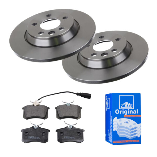 ATE Bremsesæt, skivebremser 142022327 bagaksel fuld 294mm 13mm for PEUGEOT CITROËN FORD VAG FIAT