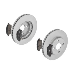 ATE Bremsesæt, skivebremser 142022329 foraksel ventileret 255mm 25mm for TOYOTA