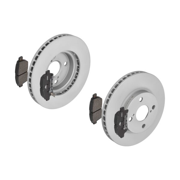 ATE Bremsesæt, skivebremser 142022329 foraksel ventileret 255mm 25mm for TOYOTA
