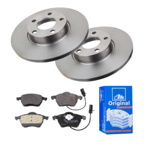 ATE Bremsesæt, skivebremser 142022330 foraksel fuld 288mm 15mm for VAG SEAT SKODA