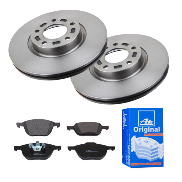 ATE Bremsesæt, skivebremser 142022339 foraksel ventileret 300mm 25mm for FORD VOLVO MAZDA