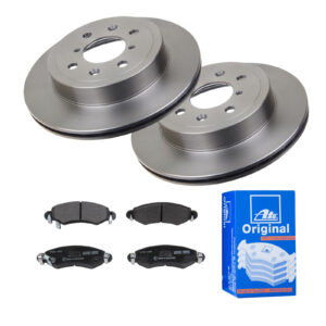 ATE Bremsesæt, skivebremser 142022342 foraksel ventileret 253mm 17mm for OPEL VAUXHALL SUZUKI SUBARU
