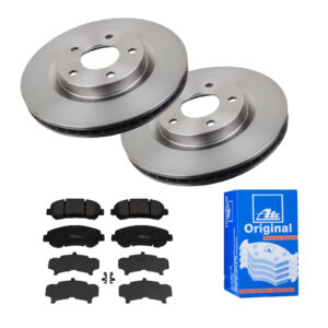 ATE Bremsesæt, skivebremser 142022353 foraksel ventileret 295mm 26mm for NISSAN SUZUKI