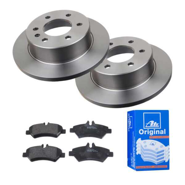 ATE Bremsesæt, skivebremser 142022356 bagaksel fuld 298mm 16mm for MERCEDES-BENZ VAG