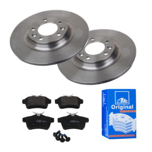 ATE Bremsesæt, skivebremser 142022361 bagaksel fuld 290mm 12mm for CITROËN PEUGEOT