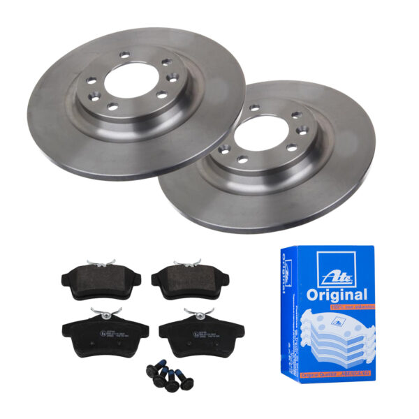 ATE Bremsesæt, skivebremser 142022361 bagaksel fuld 290mm 12mm for CITROËN PEUGEOT