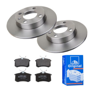 ATE Bremsesæt, skivebremser 142022371 bagaksel fuld 232mm 9mm for VAG SEAT SKODA