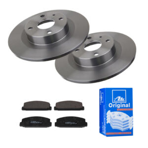 ATE Bremsesæt, skivebremser 142022377 bagaksel fuld 261mm 10mm for MAZDA