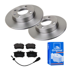 ATE Bremsesæt, skivebremser 142022378 bagaksel fuld 232mm 9mm for SEAT SKODA