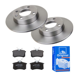 ATE Bremsesæt, skivebremser 142022379 bagaksel fuld 232mm 9mm for VAG SEAT