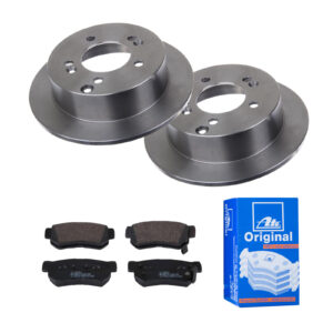 ATE Bremsesæt, skivebremser 142022396 bagaksel fuld 262mm 10mm for HYUNDAI KIA