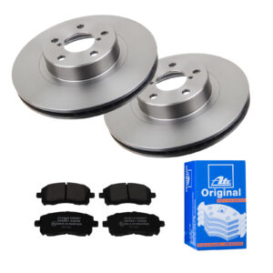 ATE Bremsesæt, skivebremser 142022397 foraksel ventileret 277mm 24mm for SUBARU