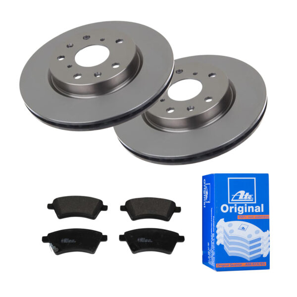 ATE Bremsesæt, skivebremser 142022434 foraksel ventileret 280mm 22mm for FIAT SUZUKI