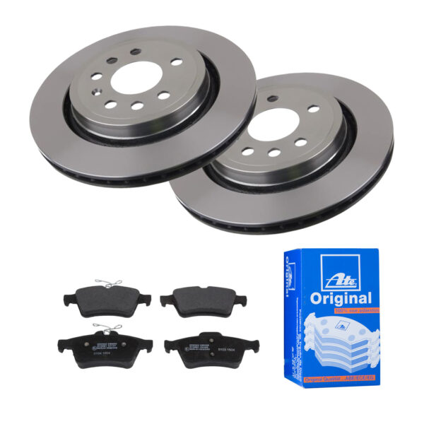 ATE Bremsesæt, skivebremser 142022446 bagaksel ventileret 292mm 19mm for VAUXHALL FORD OPEL SAAB FIAT