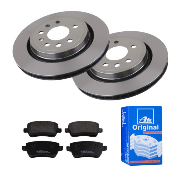 ATE Bremsesæt, skivebremser 142022450 bagaksel ventileret 292mm 19mm for VAUXHALL SAAB FIAT