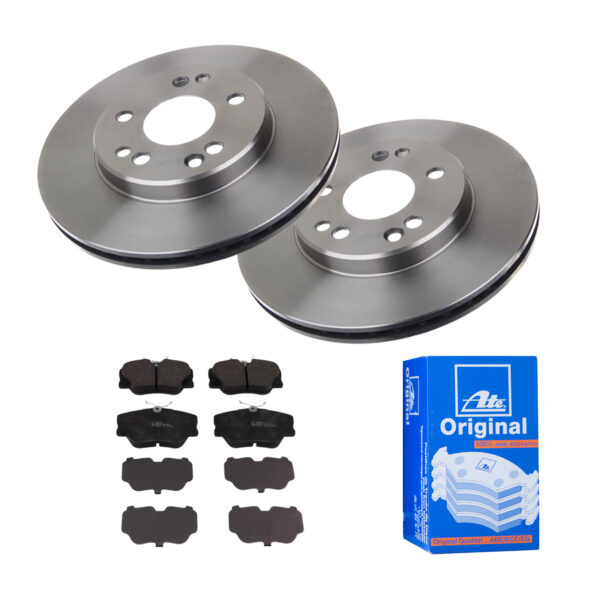 ATE Bremsesæt, skivebremser 142022459 foraksel ventileret 284mm 22mm for MERCEDES-BENZ