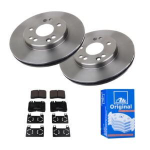 ATE Bremsesæt, skivebremser 142022460 foraksel ventileret 284mm 22mm for MERCEDES-BENZ