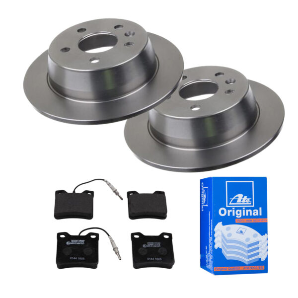 ATE Bremsesæt, skivebremser 142022476 bagaksel fuld 280mm 10mm for MERCEDES-BENZ