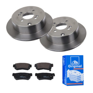 ATE Bremsesæt, skivebremser 142022479 bagaksel fuld 262mm 10mm for HYUNDAI KIA