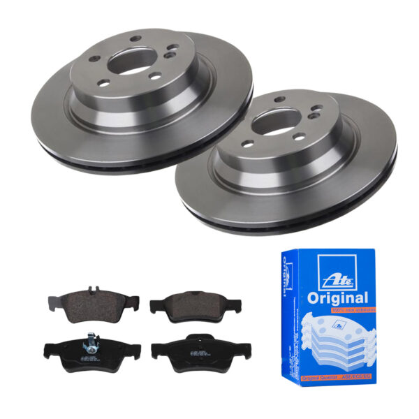 ATE Bremsesæt, skivebremser 142022481 bagaksel ventileret 300mm 22mm for MERCEDES-BENZ