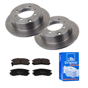 ATE Bremsesæt, skivebremser 142022483 bagaksel fuld 262mm 10mm for MITSUBISHI