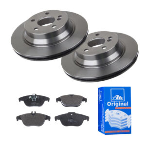 ATE Bremsesæt, skivebremser 142022485 bagaksel ventileret 300mm 22mm for MERCEDES-BENZ