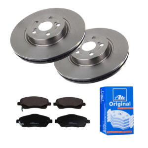 ATE Bremsesæt, skivebremser 142022486 foraksel ventileret 295mm 26mm for TOYOTA