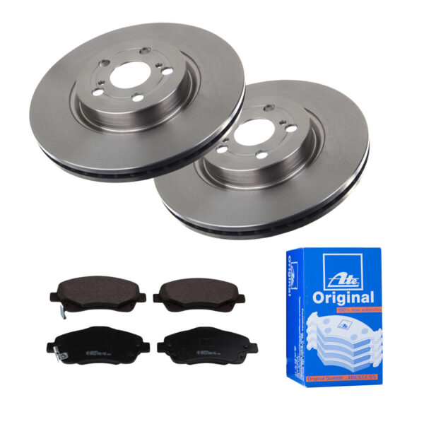 ATE Bremsesæt, skivebremser 142022486 foraksel ventileret 295mm 26mm for TOYOTA