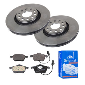 ATE Bremsesæt, skivebremser 142022491 foraksel ventileret 312mm 25mm for VAG SEAT SKODA