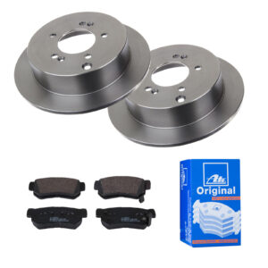 ATE Bremsesæt, skivebremser 142022494 bagaksel fuld 284mm 10mm for HYUNDAI KIA