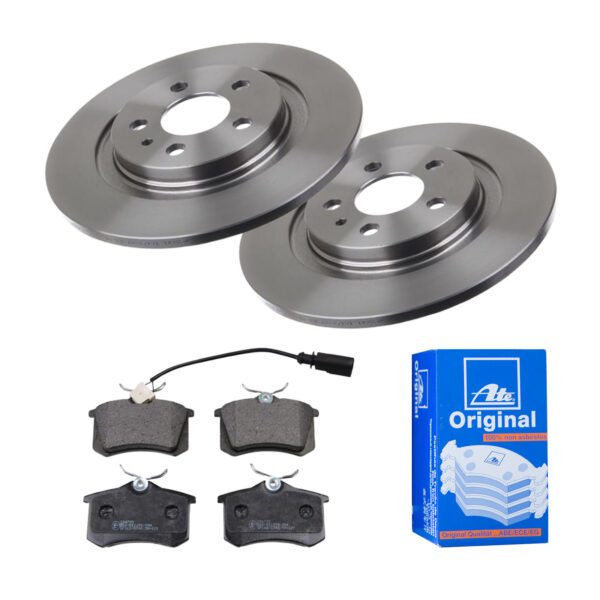 ATE Bremsesæt, skivebremser 142022495 bagaksel fuld 272mm 12mm for PEUGEOT CITROËN FORD VAG FIAT