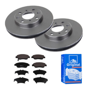 ATE Bremsesæt, skivebremser 142022508 foraksel ventileret 240mm 21mm for HONDA