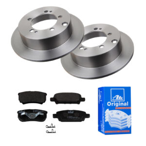 ATE Bremsesæt, skivebremser 142022513 bagaksel fuld 262mm 10mm for JEEP MITSUBISHI CHRYSLER