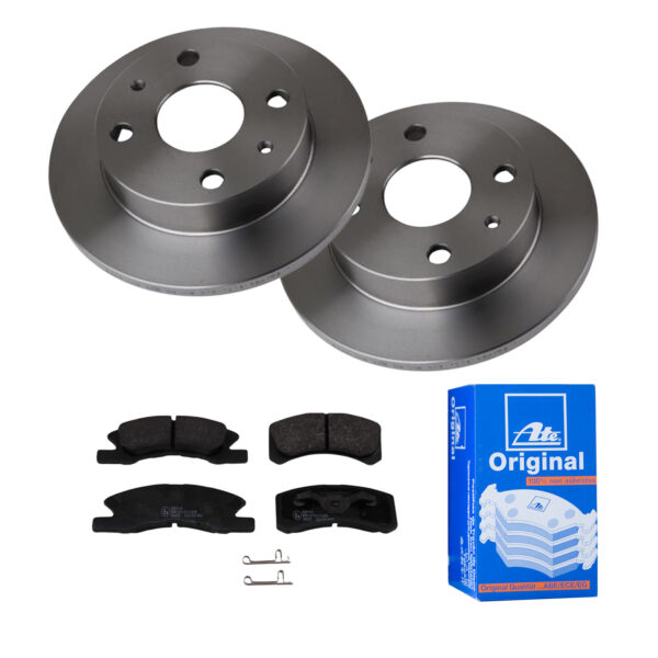 ATE Bremsesæt, skivebremser 142022521 foraksel fuld 211mm 11mm for DAIHATSU MITSUBISHI
