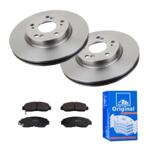 ATE Bremsesæt, skivebremser 142022522 foraksel ventileret 282mm 23mm for HONDA