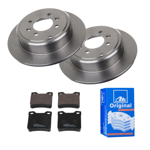 ATE Bremsesæt, skivebremser 142022528 bagaksel fuld 290mm 10mm for PEUGEOT