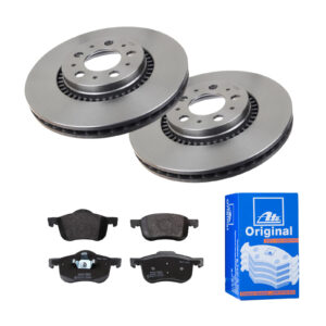 ATE Bremsesæt, skivebremser 142022530 foraksel ventileret 305mm 27mm for VOLVO