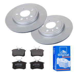 ATE Bremsesæt, skivebremser 142022542 bagaksel fuld 288mm 12mm for VAG SKODA