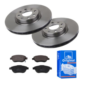 ATE Bremsesæt, skivebremser 142022544 foraksel ventileret 284mm 22mm for OPEL FIAT VAUXHALL