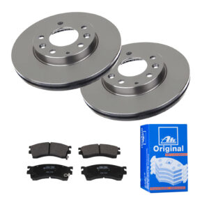 ATE Bremsesæt, skivebremser 142022557 foraksel ventileret 273mm 24mm for FORD MAZDA