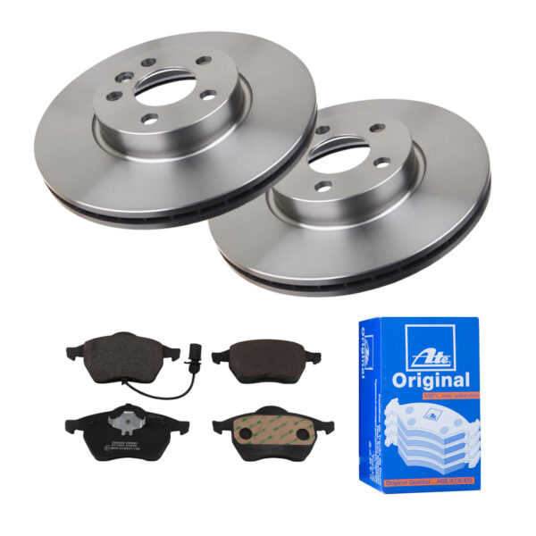 ATE Bremsesæt, skivebremser 142022561 foraksel ventileret 313mm 25mm for FORD SEAT VAG
