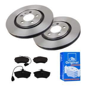 ATE Bremsesæt, skivebremser 142022573 foraksel ventileret 280mm 22mm for VAG