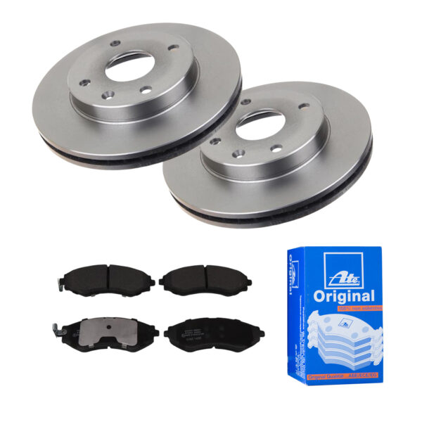 ATE Bremsesæt, skivebremser 142022581 foraksel ventileret 256mm 24mm for DAEWOO CHEVROLET