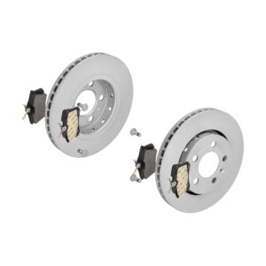 ATE Bremsesæt, skivebremser 142022582 bagaksel ventileret 256mm 22mm for PEUGEOT CITROËN VAG SEAT SKODA