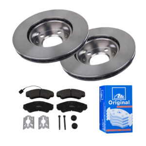 ATE Bremsesæt, skivebremser 142022590 foraksel ventileret 300mm 24mm for PEUGEOT CITROËN FIAT