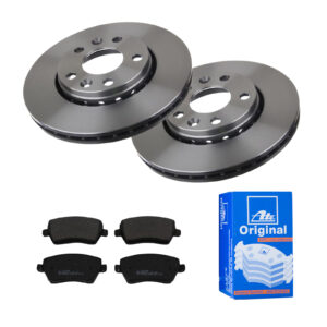ATE Bremsesæt, skivebremser 142022604 foraksel ventileret 280mm 24mm for MERCEDES-BENZ DACIA NISSAN RENAULT