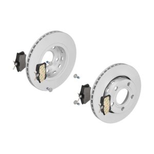 ATE Bremsesæt, skivebremser 142022617 bagaksel ventileret 256mm 22mm for PEUGEOT CITROËN VAG SKODA