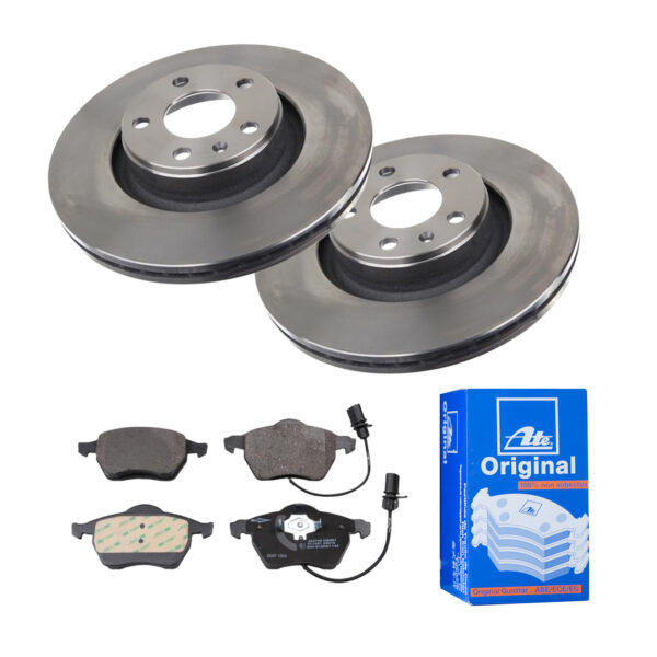 ATE Bremsesæt, skivebremser 142022621 foraksel ventileret 314mm 25mm for VAG SEAT SKODA
