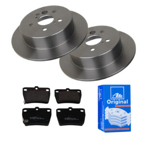 ATE Bremsesæt, skivebremser 142022628 bagaksel fuld 303mm 9mm for TOYOTA
